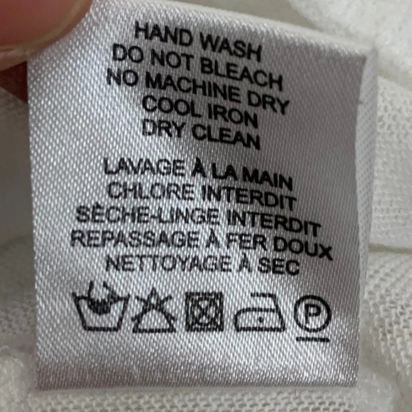 New IRO Tissa Slub Knit Top Lace Up White NWT Bohemian Women’s XL - Picture 16 of 16